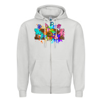Dove Grey pride lesbian gay mom sunflower Zipper Hoodie - AdoDesignShop