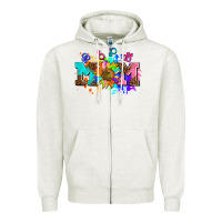 Oatmeal Heather pride lesbian gay mom sunflower Zipper Hoodie - AdoDesignShop