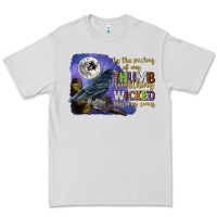 Dove Grey something wicked this way comes Premium Tee - CowGirlArtShop