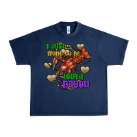 Navy Crawfish i just want to be loved bayou Urban Heavy Tee - FaDigitalArtStudio