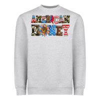 Heather Grey American honey Heavyweight Sweatshirt - AdoDesignShop