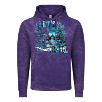 Cloud Purple let's roll Vintage Hoodie - FaDigitalArtStudio
