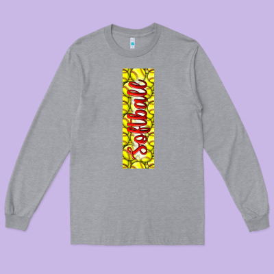 Softball And Baseball Pen Wraps Long Sleeve Tee Designed By Bundleandbundleshop