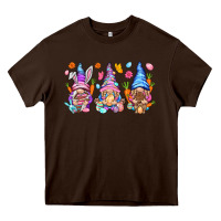 Chocolate Brown Easter gnomies Easter Day Heavy Core Tee - HowdyJamesFarm