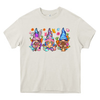 Cream Easter gnomies Easter Day Heavy Core Tee - HowdyJamesFarm