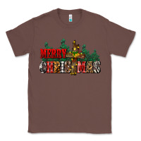 Chestnut merry christmas  cross Classic Tee - CowGirlArtShop