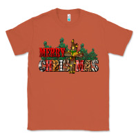 Copper merry christmas  cross Classic Tee - CowGirlArtShop