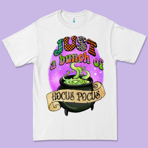 Just A Bunch Of Hocus Pocus Premium Tee Designed By Cowgirlartshop