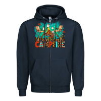 Navy life is better by the campfire Zipper Hoodie - AdoDesignShop
