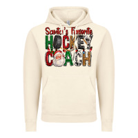 Vintage Artic Santa's Favorite Hockey Coach For Christmas Vintage Hoodie - FaDigitalArtStudio