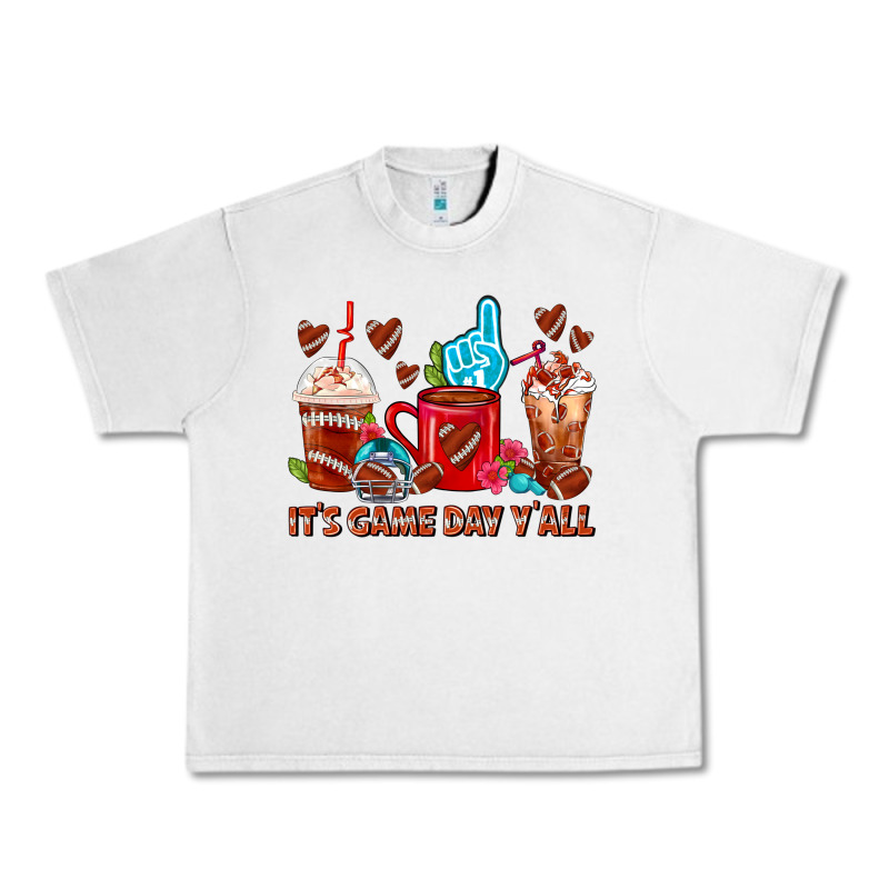 American Football Coffee Cup Urban Heavy Tee by FaDigitalArtStudio | Teevron