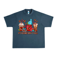 Midnight Navy American Football Coffee Cup Urban Heavy Tee - FaDigitalArtStudio