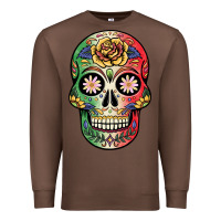 Chestnut mexican skull Premium Sweatshirt - JahusDesignShop
