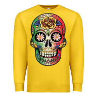 Lemon mexican skull Premium Sweatshirt - JahusDesignShop