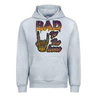 Heather Grey bad to the bone Urban Hoodie - JahusDesignShop