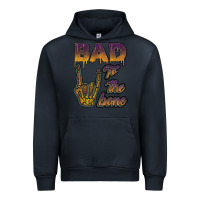 Navy bad to the bone Urban Hoodie - JahusDesignShop