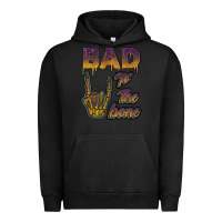 Pigment Black bad to the bone Urban Hoodie - JahusDesignShop