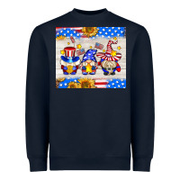 Navy American gnomes Heavyweight Sweatshirt - AdoDesignShop
