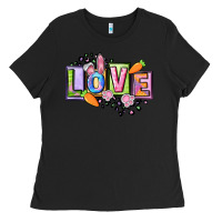 Black Easter love Happy Easter Day Ladies Tee - CowGirlArtShop
