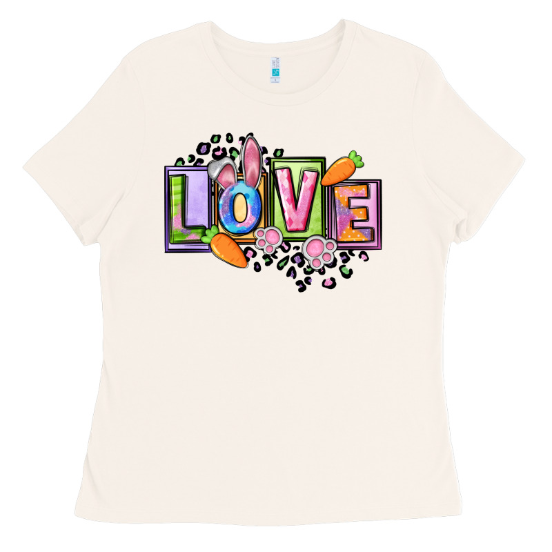 Easter Love Happy Easter Day Ladies Tee by CowGirlArtShop | Teevron