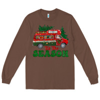 Chestnut christmas 'tis the season Long Sleeve Tee - BundleAndBundleShop
