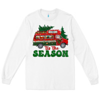 White christmas 'tis the season Long Sleeve Tee - BundleAndBundleShop