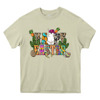 Happy Easter With Cowboy Easter Day Heavy Core Tee | Teevron