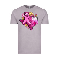 Vintage Zinc Texas Cancer Awareness map Vintage Tee - FaDigitalArtStudio