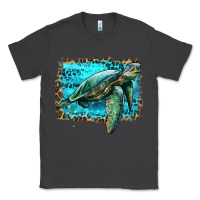 Smoke sea turtle with background Classic Tee - Artiststas