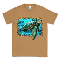 Toasted Coconut sea turtle with background Classic Tee - Artiststas