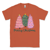 Copper merry christmas trees Classic Tee - CowGirlArtShop
