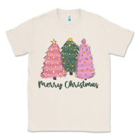 Natural merry christmas trees Classic Tee - CowGirlArtShop