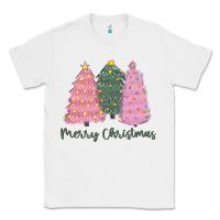 White merry christmas trees Classic Tee - CowGirlArtShop