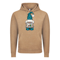 Vintage Coffee winter gnome with snow globe Vintage Hoodie - BundleAndBundleShop