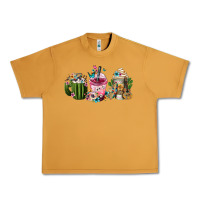 Peanut Butter Mexican Day Of The Dead Coffee Cups Urban Heavy Tee - FaDigitalArtStudio
