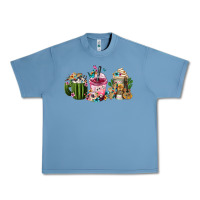 Pebble Blue Mexican Day Of The Dead Coffee Cups Urban Heavy Tee - FaDigitalArtStudio