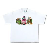 White Mexican Day Of The Dead Coffee Cups Urban Heavy Tee - FaDigitalArtStudio