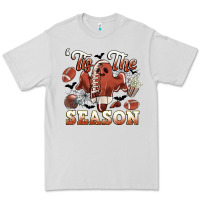 Dove Grey tis the season football halloween Premium Tee - CowGirlArtShop