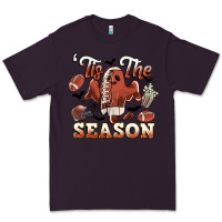 Plum tis the season football halloween Premium Tee - CowGirlArtShop