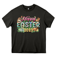 Asphalt Happy Easter 2023 Heavy Core Tee - HowdyJamesFarm