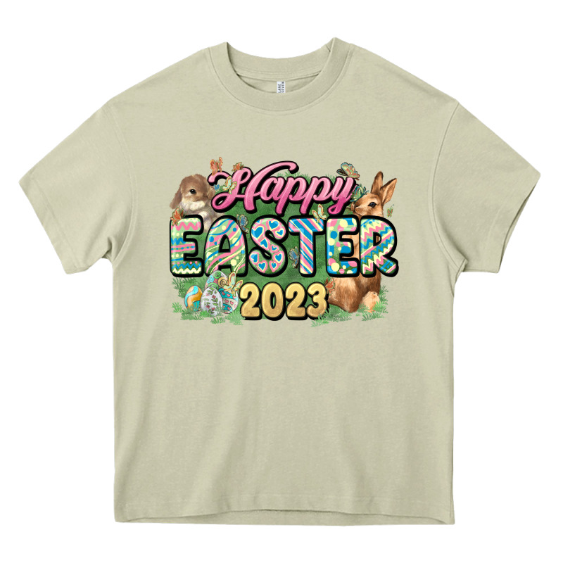Happy Easter 2023 Heavy Core Tee by HowdyJamesFarm | Teevron