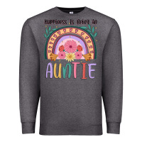 Charcoal Heather happiness is being an auntie Premium Sweatshirt - JahusDesignShop