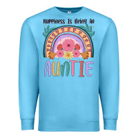 Ocean Blue happiness is being an auntie Premium Sweatshirt - JahusDesignShop