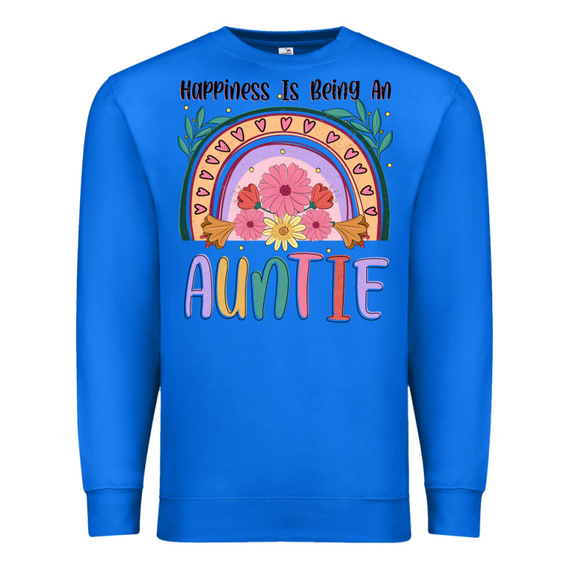 Happiness Is Being An Auntie Premium Sweatshirt by JahusDesignShop | Teevron