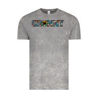 Cloud Rock granny cowhide sunflower Vintage Tee - Jasminsmagicworld
