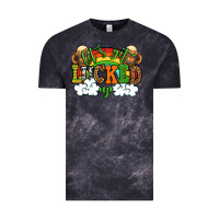 Cloud Black Let's get lucked up St. Patrick's Day Vintage Tee - OliviaCreatesArt
