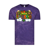 Cloud Purple Let's get lucked up St. Patrick's Day Vintage Tee - OliviaCreatesArt