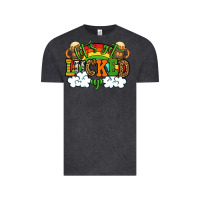 Vintage Black Let's get lucked up St. Patrick's Day Vintage Tee - OliviaCreatesArt