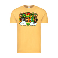 Vintage Mustard Let's get lucked up St. Patrick's Day Vintage Tee - OliviaCreatesArt