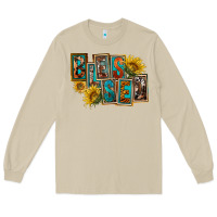 Mushroom Western Blessed Long Sleeve Tee - FaDigitalArtStudio